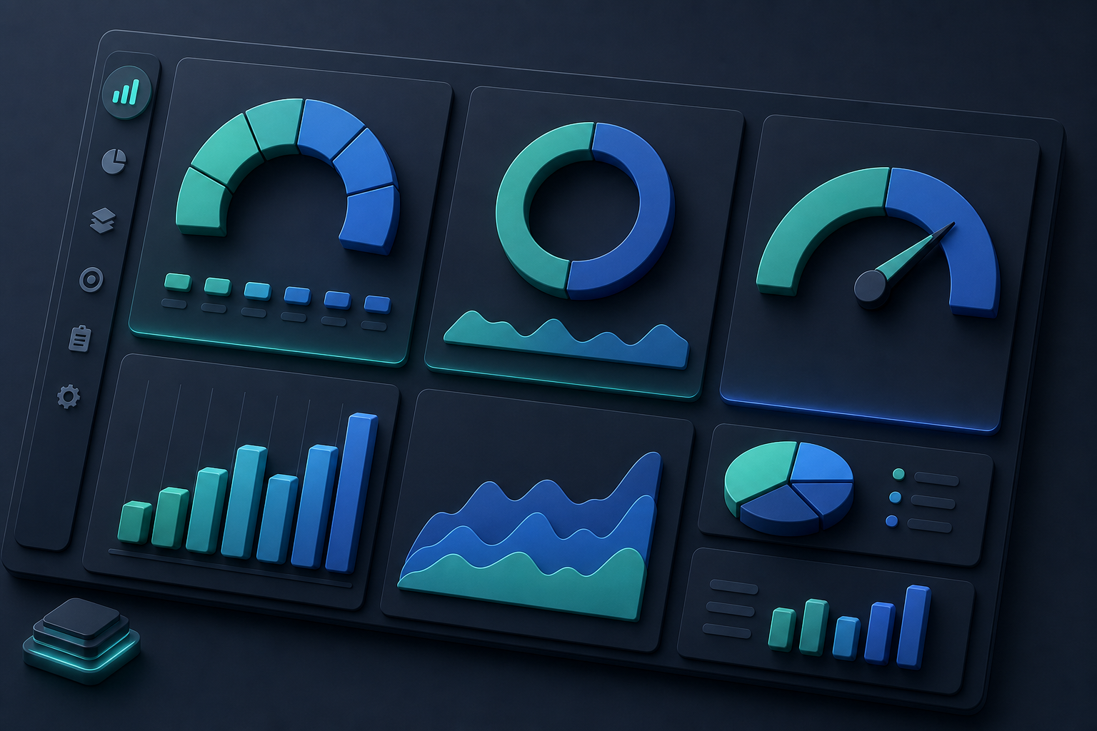 Analytics dashboard visualization of AR aging, DSO, and WIP for a law firm